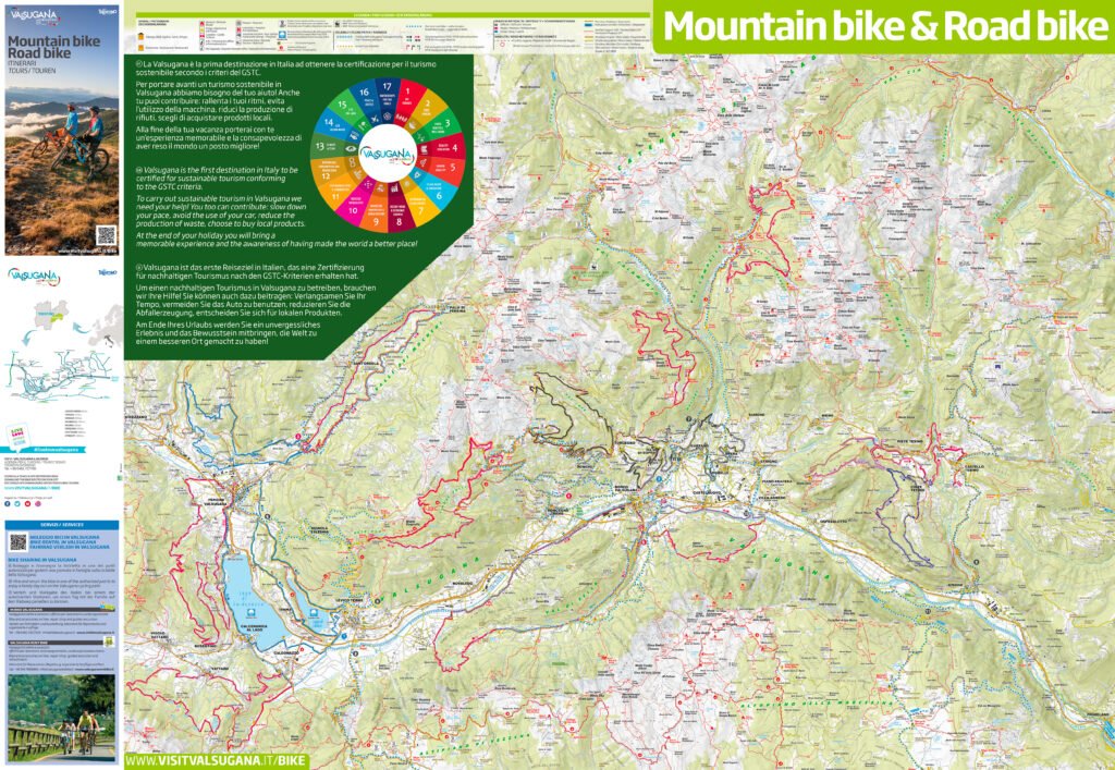 I Percorsi Mountain Bike ed E-Bike in Trentino